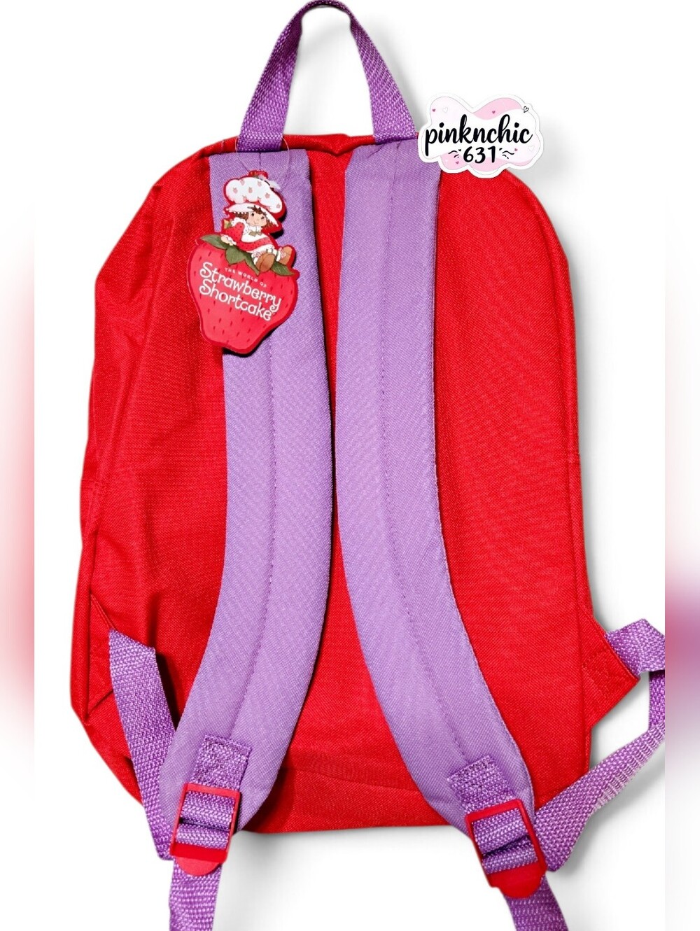 Strawberry Shortcake Retro Rainbow Backpack Back To School - Picture 2 of 4